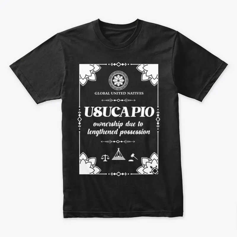 Usucapio Supersoft Tee (Unisex),  Black